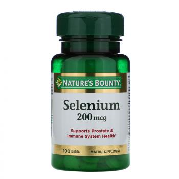 Nature's Bounty Selenium (Селен) 200 мкг 100 таблеток