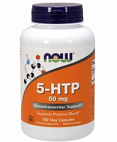 NOW 5-HTP 50 мг 180 капсул