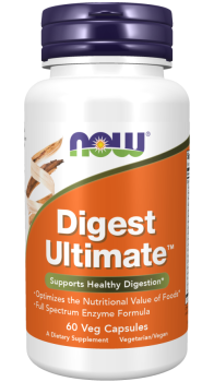 NOW Digest Ultimate (Комплекс Пищеварительных Энзимов) 60 капсул