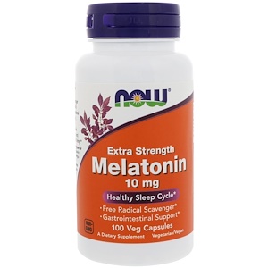 NOW Melatonin 10 мг 100 капсул