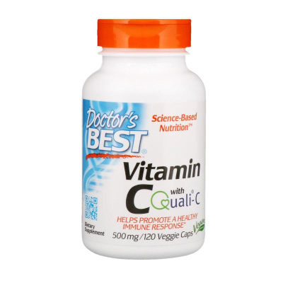 Doctor's Best Vitamin C с Quali-C 500 мг 120 капсул