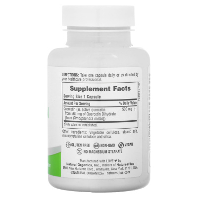 NaturesPlus Pro Quercetin (Квертецин) 500 мг 60 капсул
