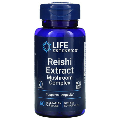 Life Extension Reishi Extract Mushroom Complex (Комплекс с экстрактом грибов рейши) 60 капсул