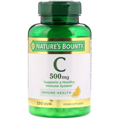 Nature's Bounty C (Витамин С) 500 мг 250 таблеток, срок годности 12/2023